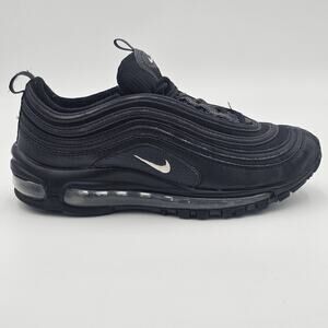 Nike Air Max 97 Kid Size 7Y WOMENS 8.5 Triple Black Athletic Sneakers 921522 011